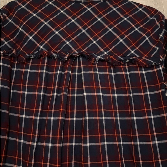 Splendid  Marguerite Plaid flannel shirt buttoned - Picture 5 of 5